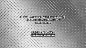 Member strength training at gym naples fl with personal trainer naples fl at Project Evolve in Naples Florida
